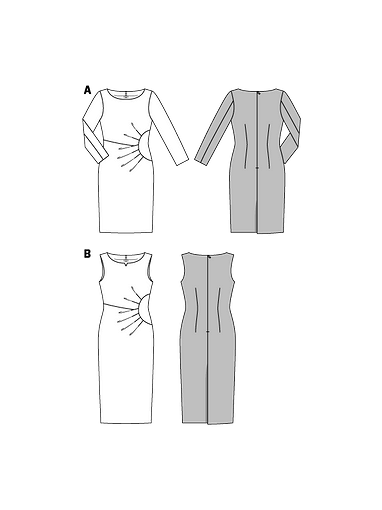 Платье с драпировками