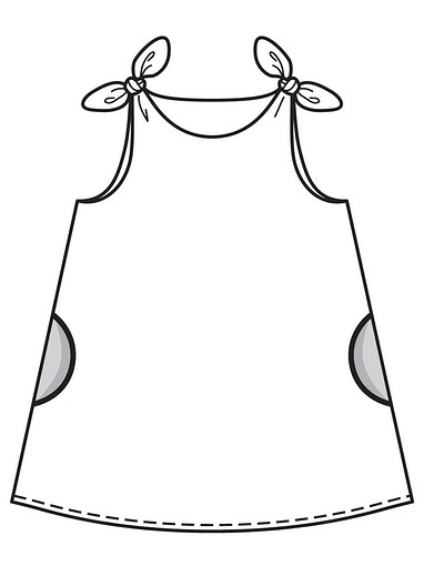 Платье-сарафан расклешенного силуэта