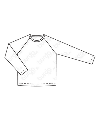 Пуловер с рукавами реглан для мальчика