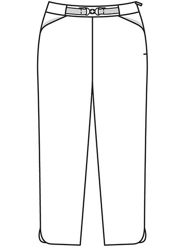 Выкройка брюк длиной до щиколотки