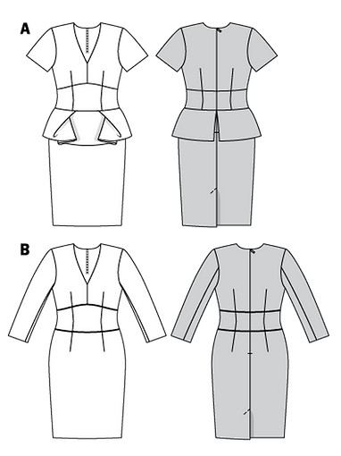 Моделирование платья на тип фигуры 