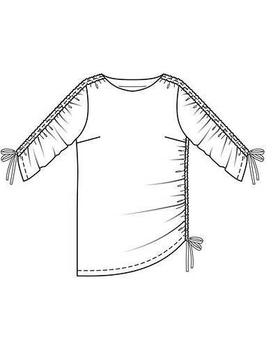 Пуловер с вырезом-лодочкой
