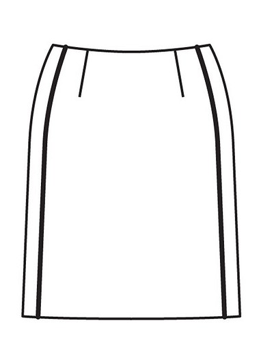 Мини-юбка расклешенного силуэта