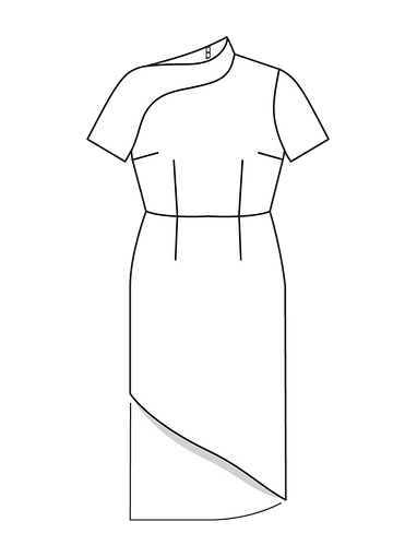 Облегающее платье