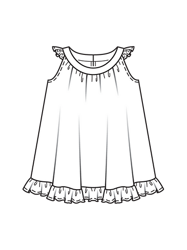 Платье расклешенного силуэта
