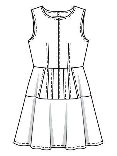 Платье в стиле 60-х