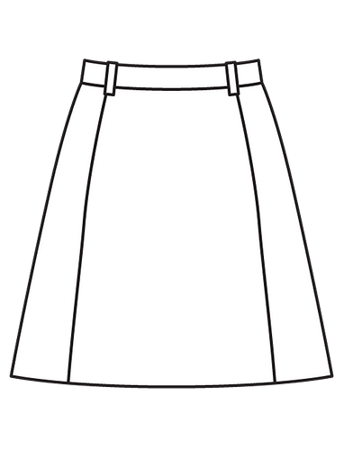 Мини-юбка с завязывающимся поясом
