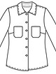 Блузка приталенного силуэта №119