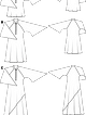 Блуза с глубоким V-образным вырезом №101 A