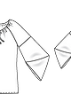 Блузка с рукавами реглан №111