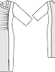 Платье приталенного силуэта №127 — выкройка из Burda 9/2013