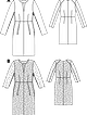 Платье с V-образным вырезом горловины №116 B — выкройка из Burda 8/2013