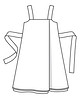 Платье с эффектом запаха №135 — выкройка из Burda 6/2013