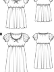Платье с кружевными рукавчиками №129 B — выкройка из Burda 4/2013