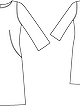 Платье приталенного силуэта №109 — выкройка из Burda 9/2012