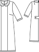 Платье приталенного силуэта №116 — выкройка из Burda 10/2011