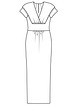 Платье №119 B — выкройка из Burda 11/2011