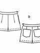 Шорты со складками №111 B