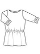 Платье для девочки №147 — выкройка из Burda 6/2013