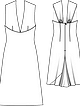 Платье-сарафан с глубоким V-вырезом №112