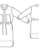 Платье рубашечного кроя №116 — выкройка из Burda 9/2014