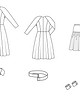 Платье приталенного силуэта №111 — выкройка из Burda 9/2014