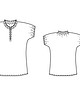 Блузка с цельнокроеными рукавами №103 А