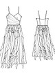 Платье с облегающим лифом №107 — выкройка из Burda 11/2014