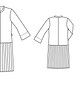 Платье с отрезной юбкой плиссе №111 A — выкройка из Burda 2/2015