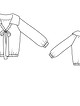 Блузка с рукавами реглан №105