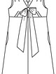 Платье в стиле 50-х №423 — выкройка из Burda. Мода для полных 1/2015