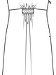 Сарафан с изящной драпировкой №429 — выкройка из Burda. Мода для полных 1/2015