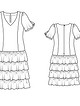 Платье с рельефными швами №133 — выкройка из Burda 4/2015