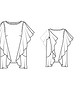 Блуза прямого кроя №102 В