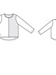 Пуловер с удлиненной спинкой №645