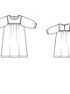 Платье на кокетке №609 — выкройка из Burda. Детская мода 1/2015