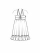 Платье силуэта ампир №108 — выкройка из Burda 7/2015