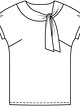 Блузка с цельнокроеными рукавами №403