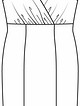 Платье с эффектом запаха №130 А — выкройка из Burda 10/2015