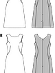 Платье приталенного силуэта №6807 — выкройка из Каталог Burda осень-зима/2015/2016
