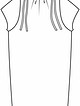 Платье с цельнокроеным воротником-стойкой №121 В — выкройка из Burda 11/2015