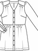 Блузка рубашечного кроя №128 А