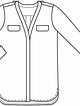 Блузка с удлиненной спинкой №121 А