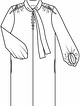 Платье рубашечного кроя №115 — выкройка из Burda 1/2016