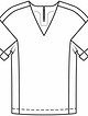 Блузка прямого кроя №105 С