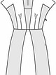 Платье в стиле колор-блокинг №124 — выкройка из Burda 2/2016