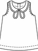 Платье расклешенное без рукавов №144 — выкройка из Burda 2/2016