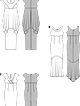 Платье приталенного силуэта №6944 — выкройка из Каталог Burda осень-зима/2015/2016