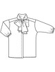 Блузка с потайной застежкой №110