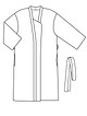 Пальто с широкими рукавами №111